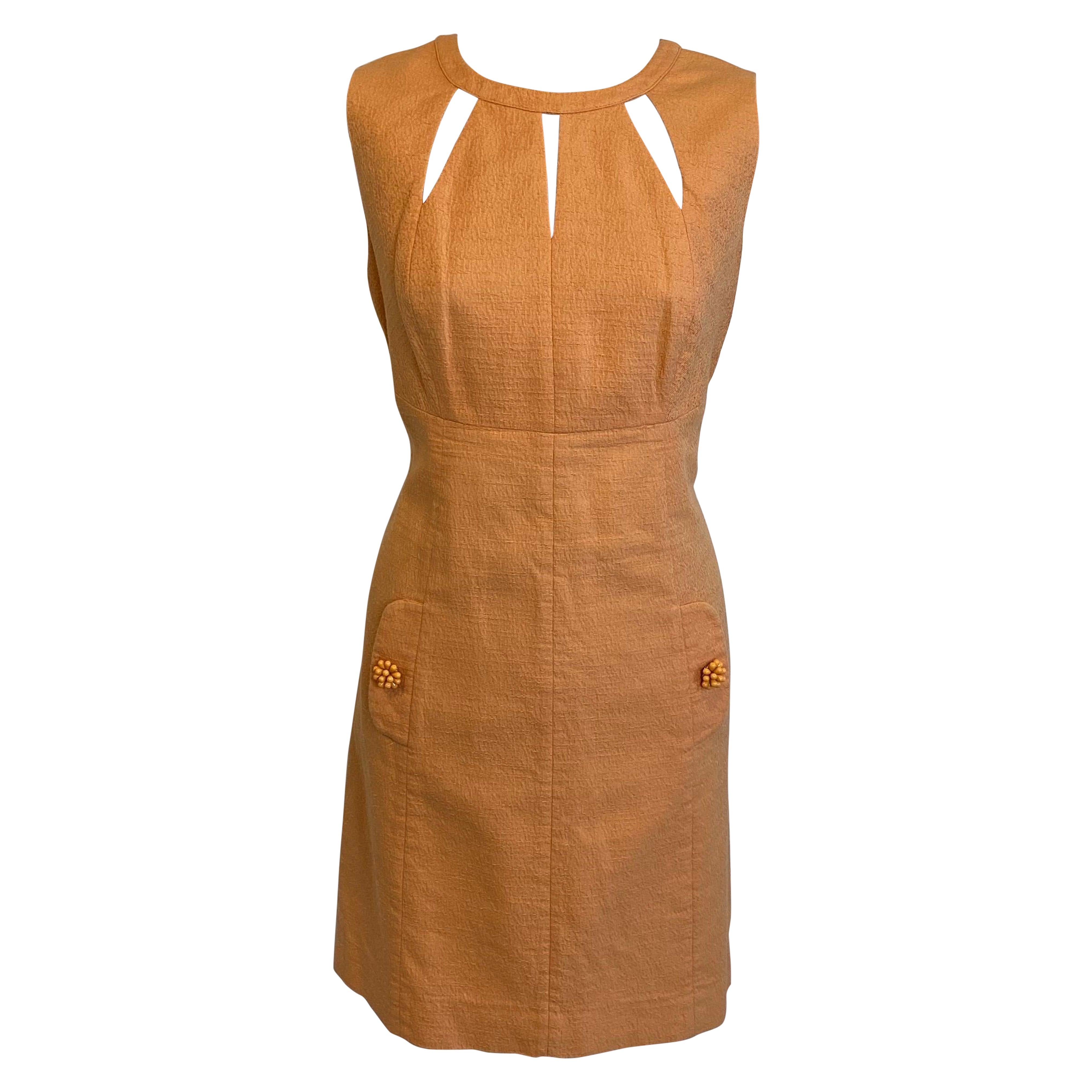 Vestido naranja Luisa Spagnoli. en venta