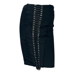 Rare Tom Ford for Gucci Fall 2004 Crystal-Embellished Silk Skirt – NWT – IT 38