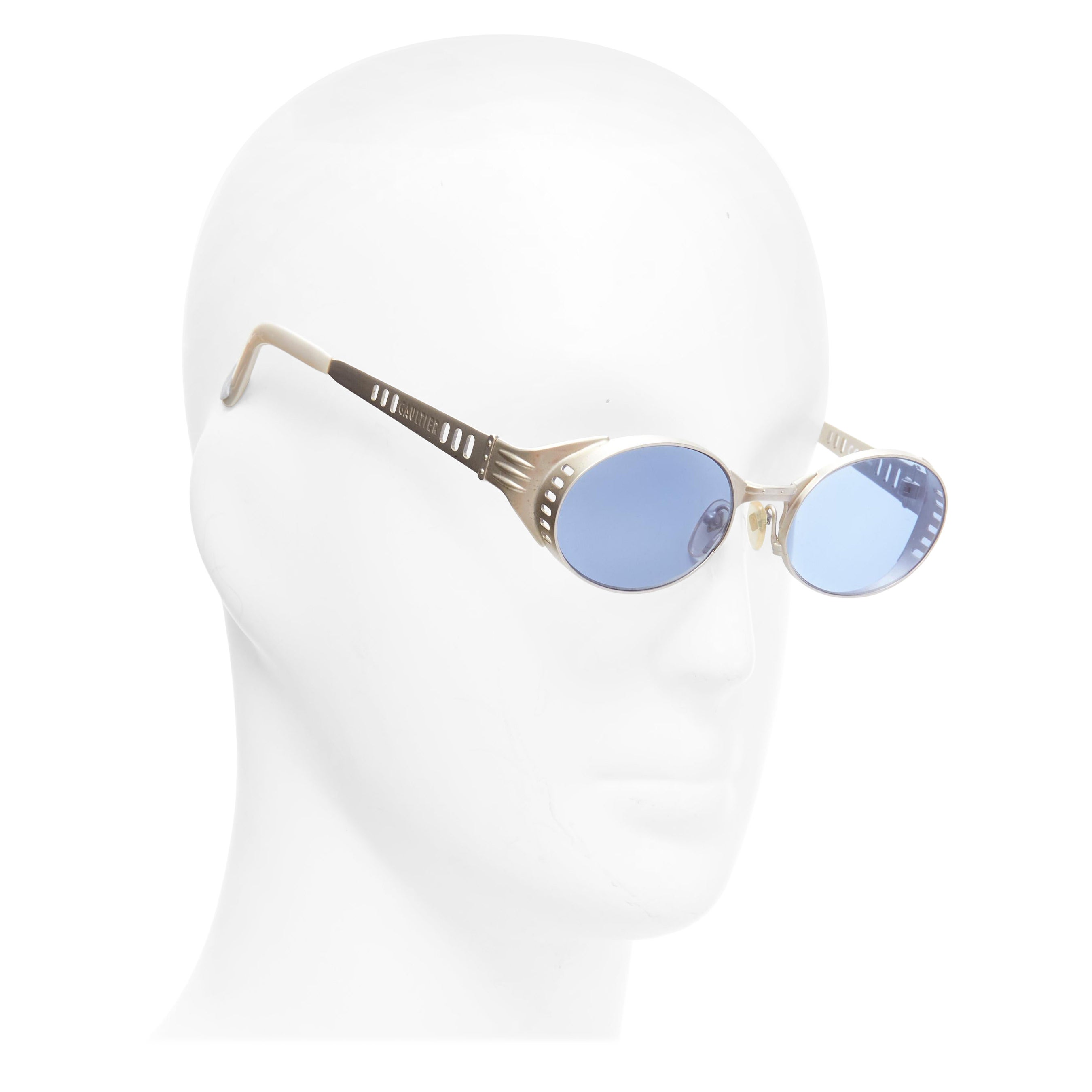 Who distributed Jean Paul Gaultier glasses in the mid-1990s?