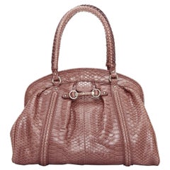 CHRISTIAN DIOR Vintage My Frame dark red genuine scaled leather top handle bag