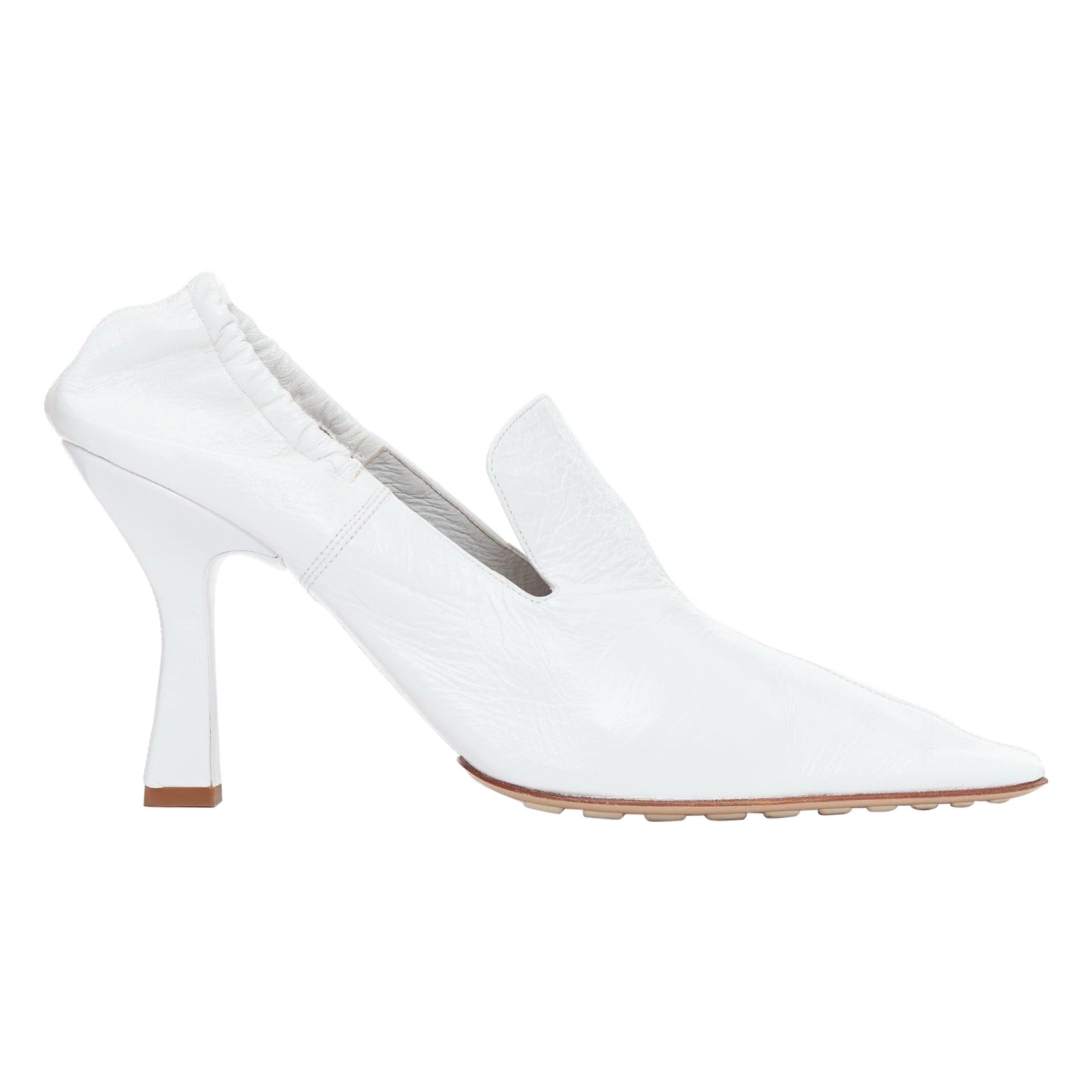 TOM FORD schwarzer Samt silberner großer Kristall TF verschönert flache Sandalen EU38 im Angebot