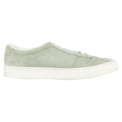 COMMON PROJECT Summer Edition 2328 dusty green suede low top sneakers EU39
