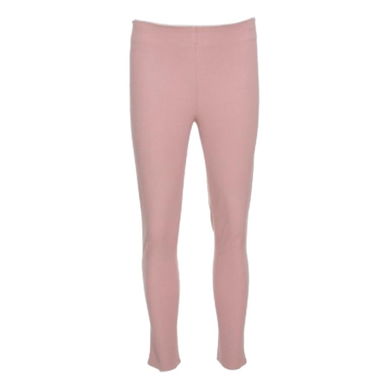 Joseph Light Pink Stretch Gabardine New Tony Cropped Trousers S For Sale