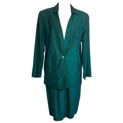 Jacket and Green Instant Skirt.
