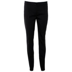 Burberry London Black Wool Blend Tailored Trousers S