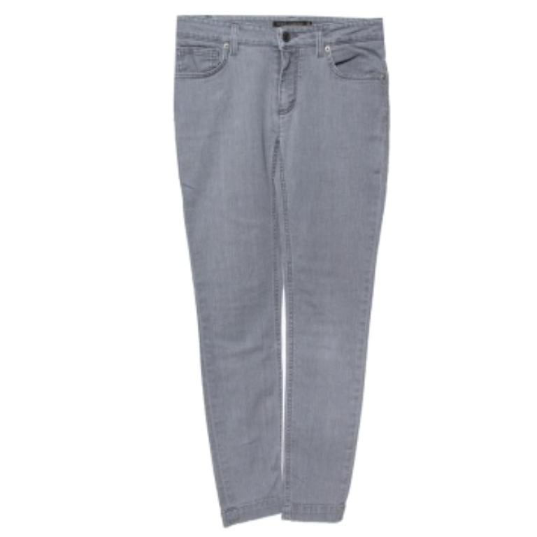 Dolce & Gabbana Grey Denim Kate Slim Fit Jeans XS For Sale