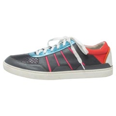 Dolce & Gabbana Multicolor Leather And Nylon Nigeria Sneakers Size 45