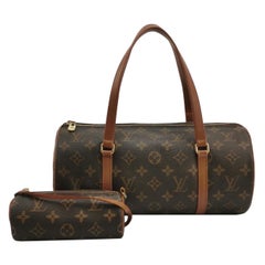 Louis Vuitton Monogram Papillon 31 Large and Mini Handbag Canvas