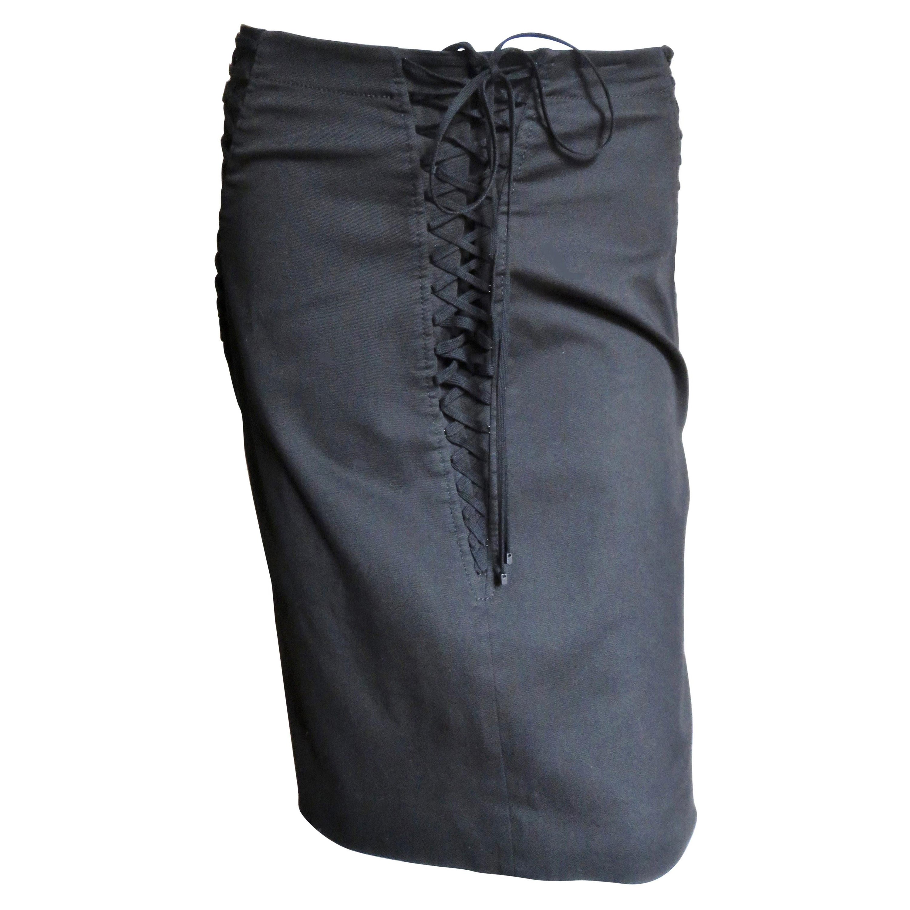 Dolce & Gabbana Lace Up Skirt