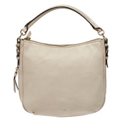 Kate Spade Leinen Weißes Leder Kleines Cobble Hill Ella Hobo