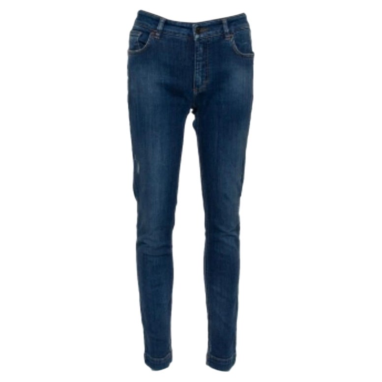 Dolce & Gabbana Blue Denim Skinny Audrey Jeans M For Sale