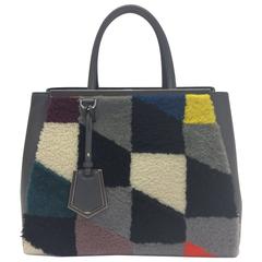 Fendi NWT 2Jours Multi Colored Shopper Tote