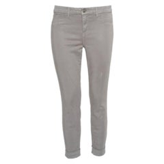 J Brand Stone Lyocell & Cotton Ankle Cuff Anja Pants M