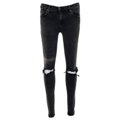 Grlfrnd Grey Denim Skinny Candice Jeans M