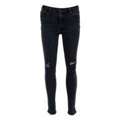 Black Orchid Black Denim Distressed Skinny Jude Jeans M