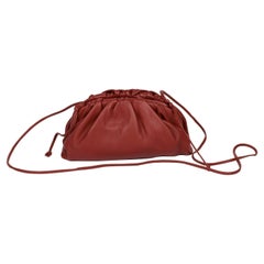 Bottega Veneta Brick Calfskin Leather Mini Pouch