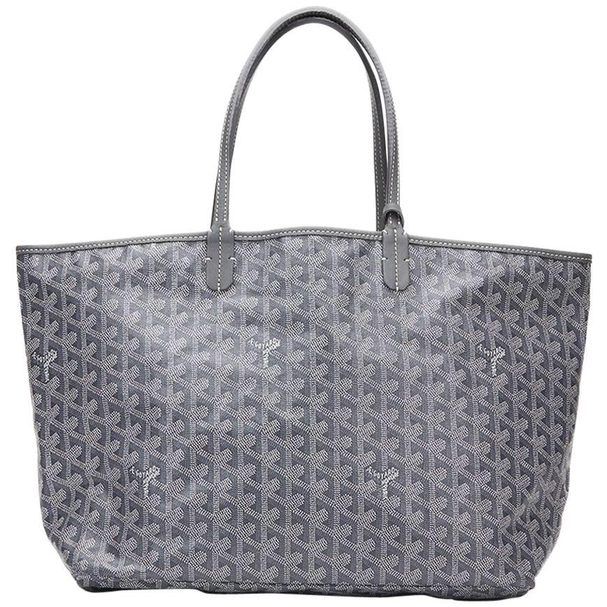 2010s Goyard Grey Coated Canvas St Louis PM