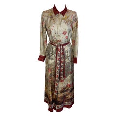 Sleeveless dress by Pierre Louis Mascia in 100% silk.
