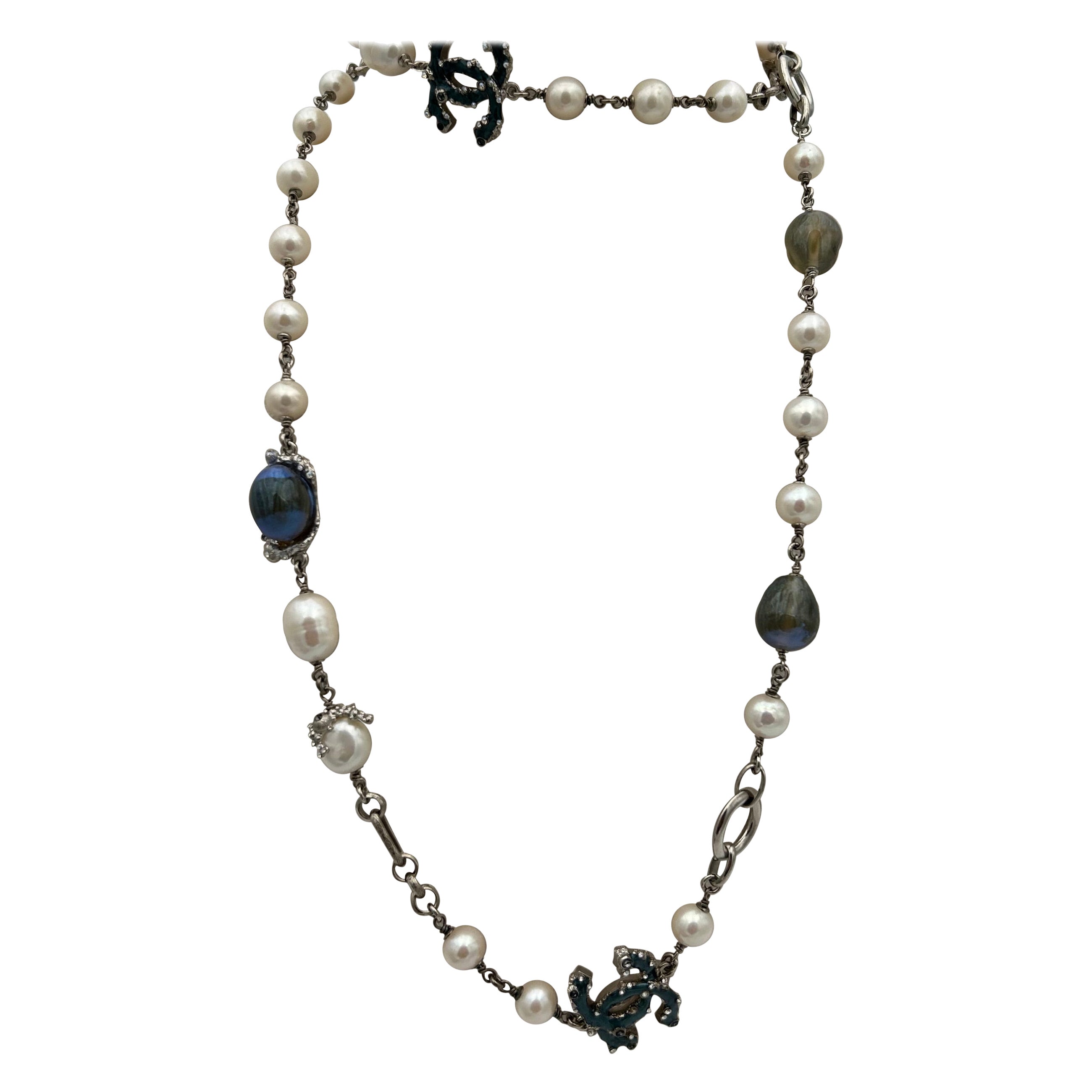 Chanel Pearl and Chain Necklace Summer/Spring 2012