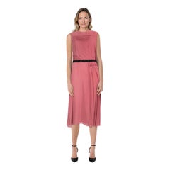 Used Victoria Beckham Victoria Victoria Beckham Pink Pleated Panel Dress Size L