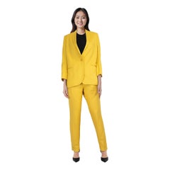 Stella McCartney Yellow Blazer & Trouser Set Size S
