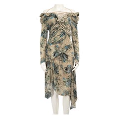 Preen By Thornton Bregazzi Floral Off Shoulder Dress Size S