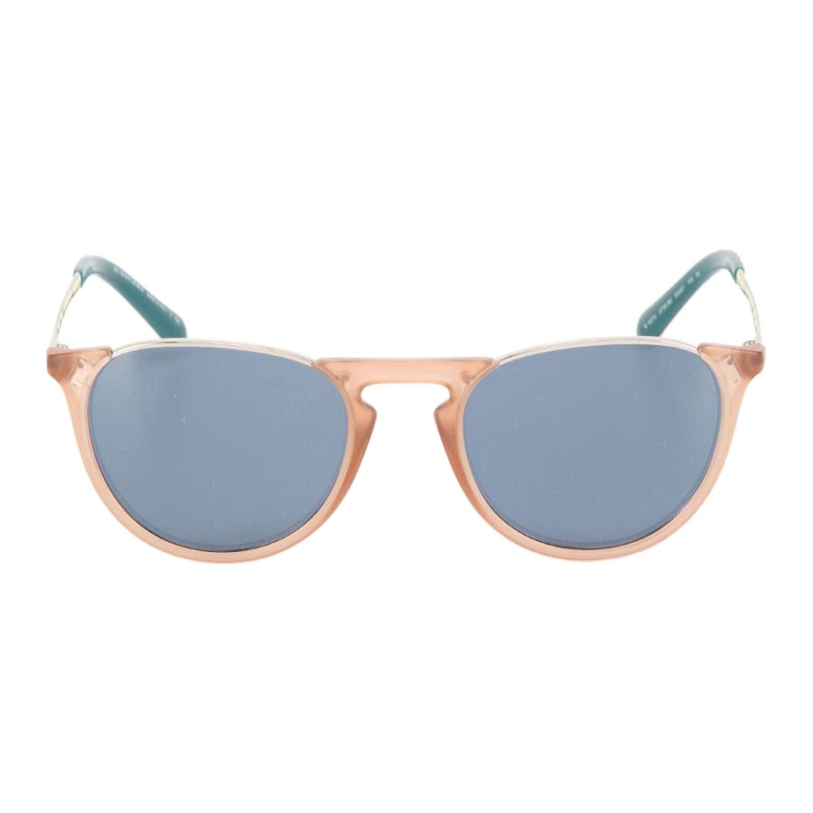 Occhiali da sole colorati trasparenti beige opachi Burberry in vendita