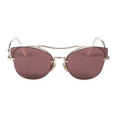 Miu Miu Rose Tinted Cat Eye Sunglasses