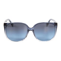 Dolce & Gabbana Blue Oversized Gradient Sunglasses