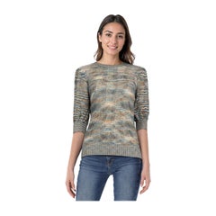 Ulla Johnson Short Sleeve Knitted Patterned Top Size S