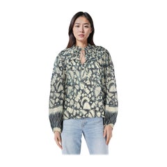 Ulla Johnson Silk Abstract Patterned Blouse Size S