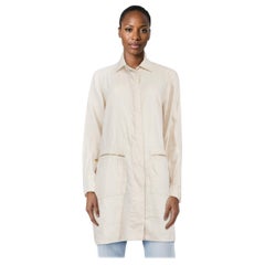 Stella McCartney Ecru Snap Button Long Jacket Size S