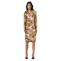Missoni Abstract Patterned Long Sleeve Dress Size XS