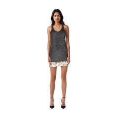 3.1 Phillip Lim Black Silk Matte Sequin Mini Dress Size M