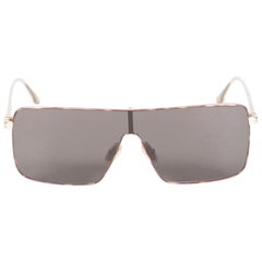 Victoria Beckham Smoke Tinted Shield Sunglasses