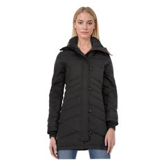 Canada Goose Black Coyote Fur Trim Down Coat Size XS