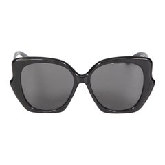 Loewe Shiny Black Butterfly Sunglasses