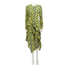 Preen By Thornton Bregazzi Floral Ruffle Dress Size XS