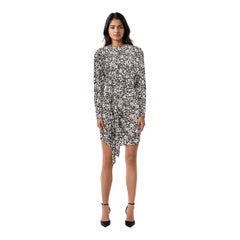 Isabel Marant Marant √âtoile Black & White Long Sleeve Dress Size XS