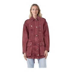 Isabel Marant Isabel Marant √âtoile Purple Denim Joanna Jacket Size XL