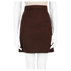 Dolce & Gabbana Brown Mini A Line Skirt Size XS