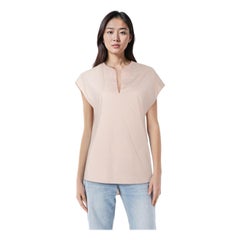 3.1 Phillip Lim Pink Sleeveless V Neck Top Size S