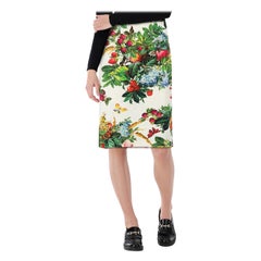 Dolce & Gabbana Floral Knee Length Skirt Size L