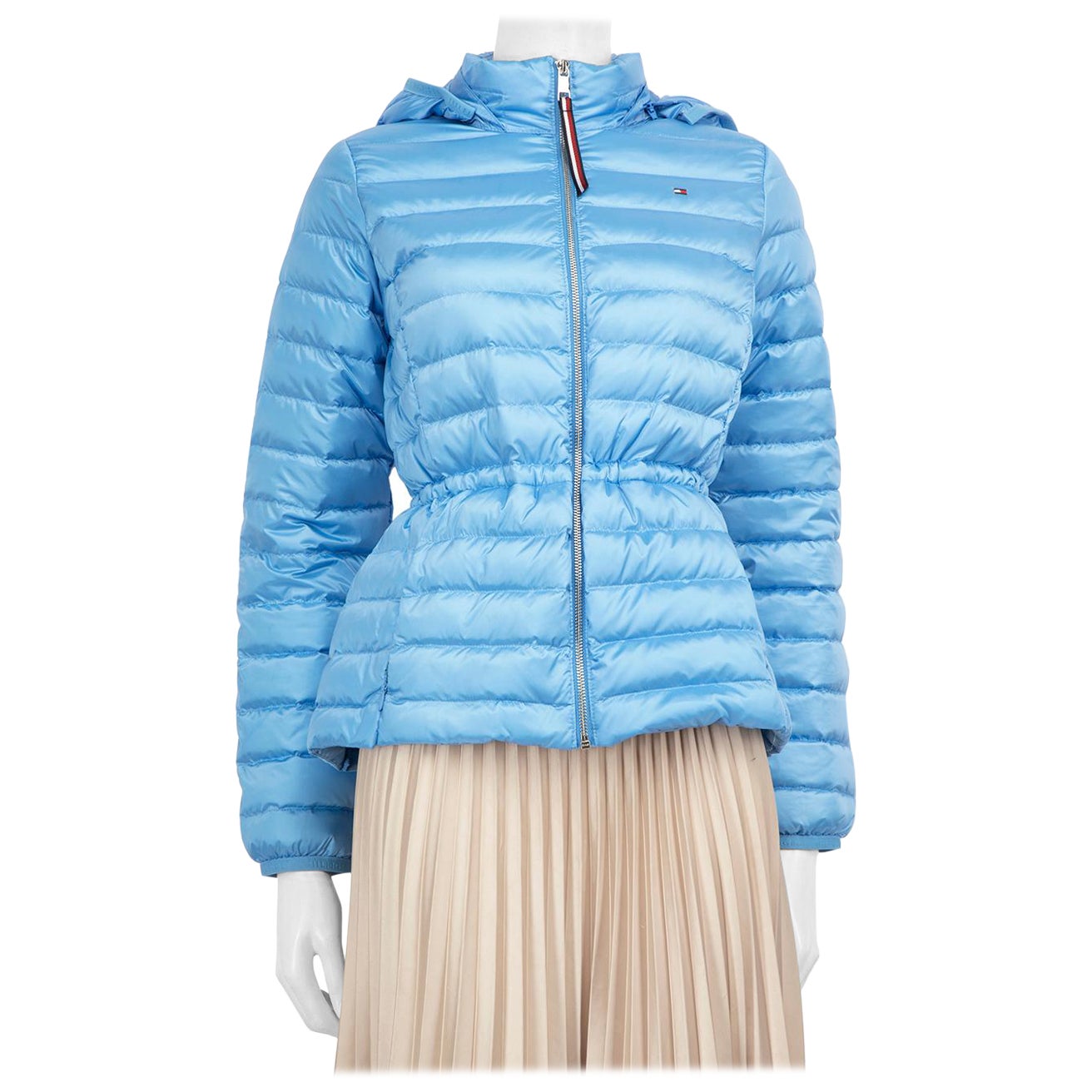 Tommy Hilfiger Blue Down Filled Jacket Size XS For Sale
