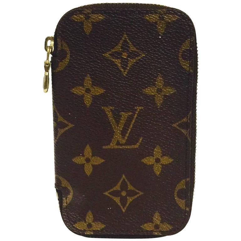 Iconic Louis Vuitton Classic Key Holder Zippered Case at 1stDibs