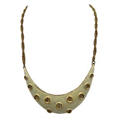 Pierre Cardin Statement Moon Necklace