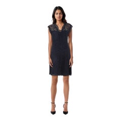 Claudie Pierlot Navy Floral Lace Dress Size S