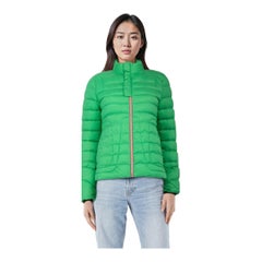 Perfect Moment Green Zip Up Puffer Down Jacket Size S