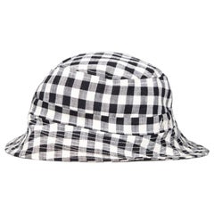 Tara Jarmon Gingham Pattern Bucket Hat