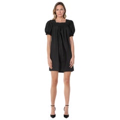 DÔEN Black Balloon Sleeve Dress Size M